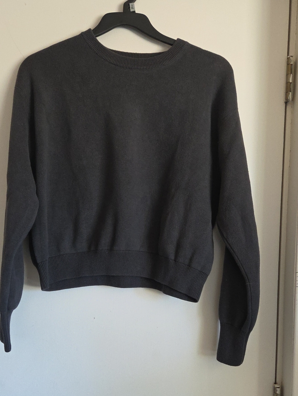 aerie Charcoal Crewneck Sweater